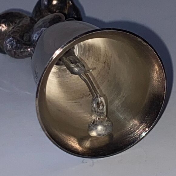 New England Collectors Society Bell Beatrix Potter Squirrel Nutkin Silver Plate - Picture 8 of 9